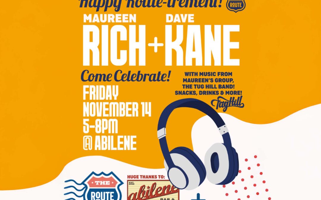 Friday November 14th – Abilene Bar & Lounge happy hour and Retirement Party